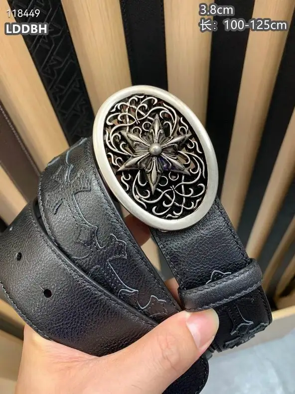 Chrome Hearts belt 38mmX100-125cm 8L18